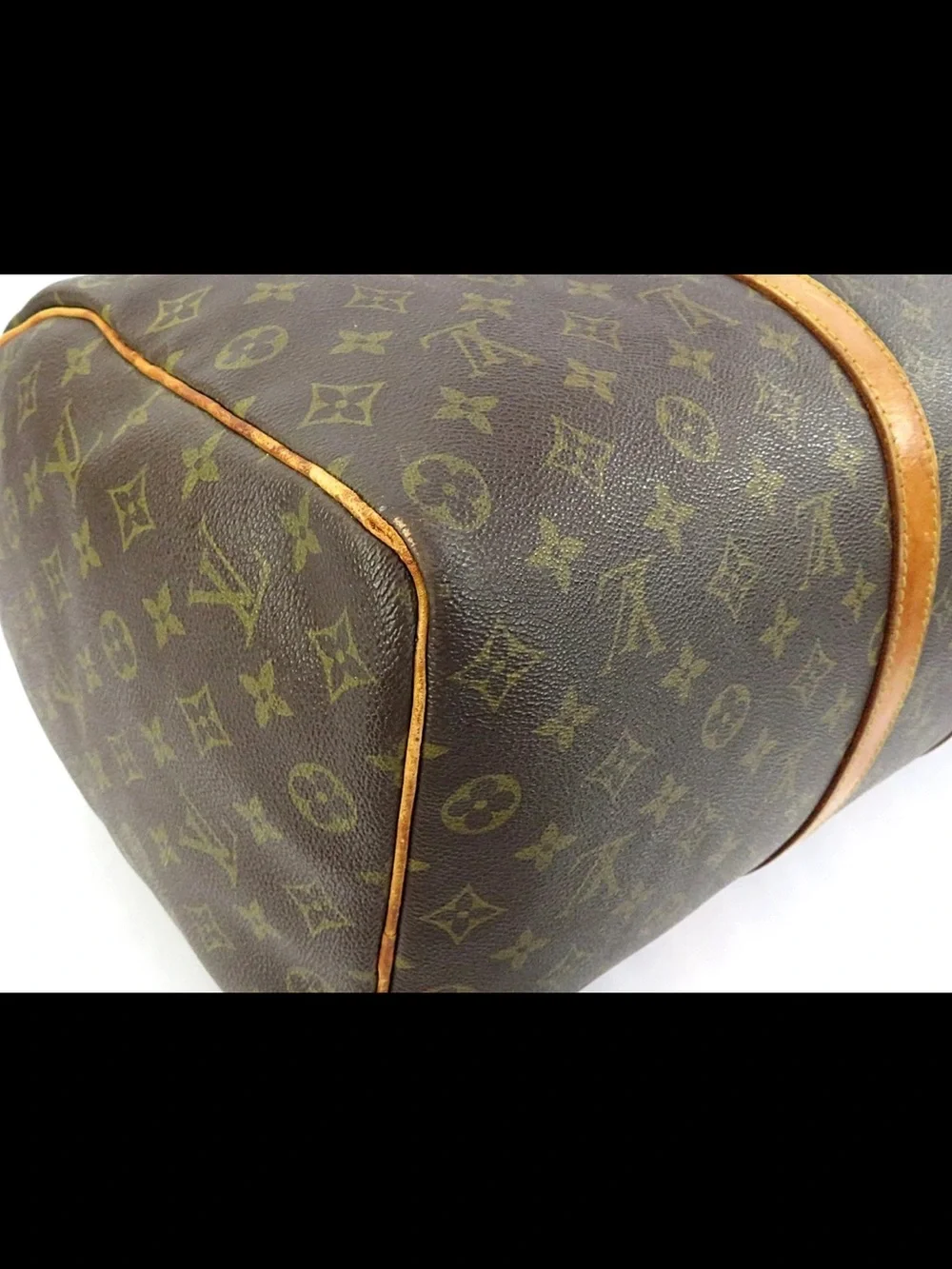 Louis Vuitton Brown Monogram Keepall Duffle Bag